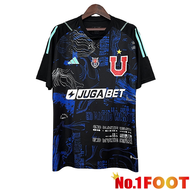 Universidad De Chile Goalkeeper Soccer Jersey Black 2024/2025