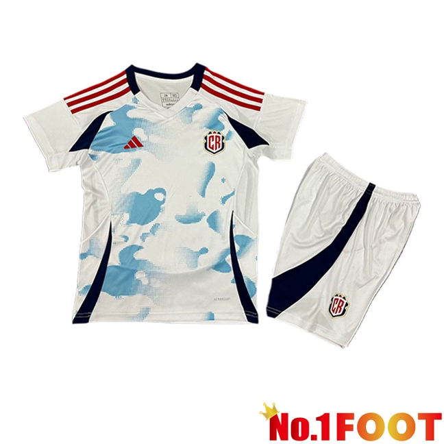 Costa Rica Kids Away Soccer Jersey 2024/2025