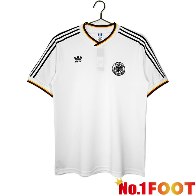 Germany Retro Home Soccer Jersey 1986