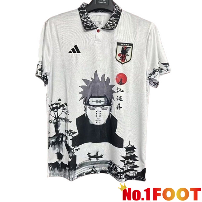 Japan Soccer Jersey Special Edition Naruto White 2024/2025