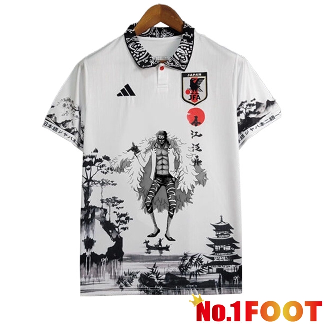 Japan Soccer Jersey Special Edition White/Black 2024/2025