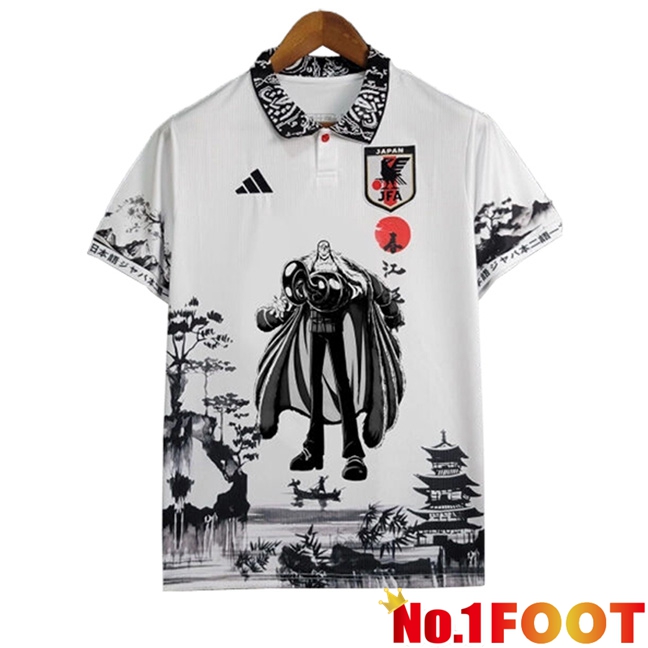 Japan Soccer Jersey Special Edition White/Black 2024/2025