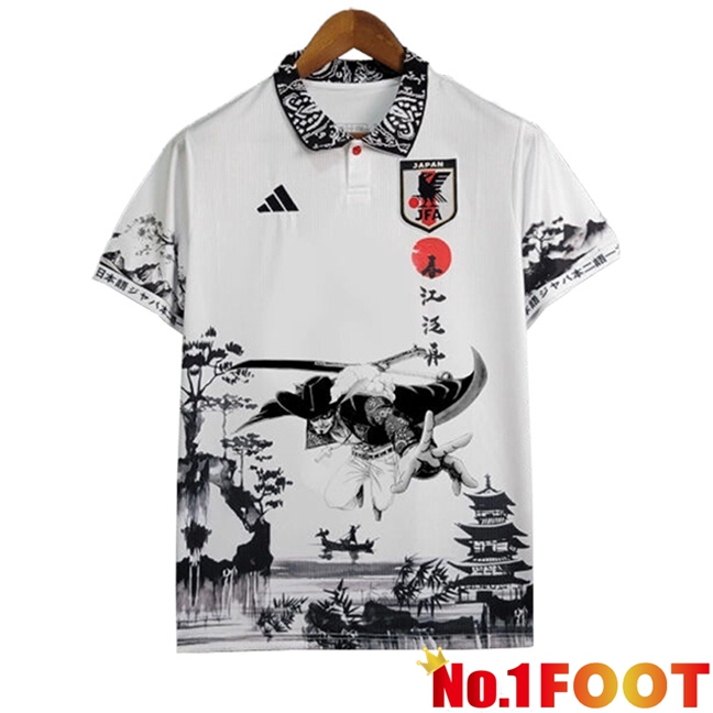 Japan Soccer Jersey Special Edition White/Black 2024/2025