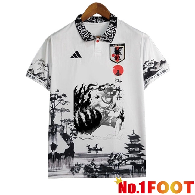 Japan Soccer Jersey Special Edition White/Black 2024/2025