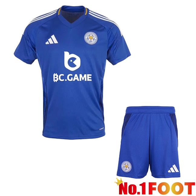 Leicester City Kids Home New Soccer Jersey 2024/2025