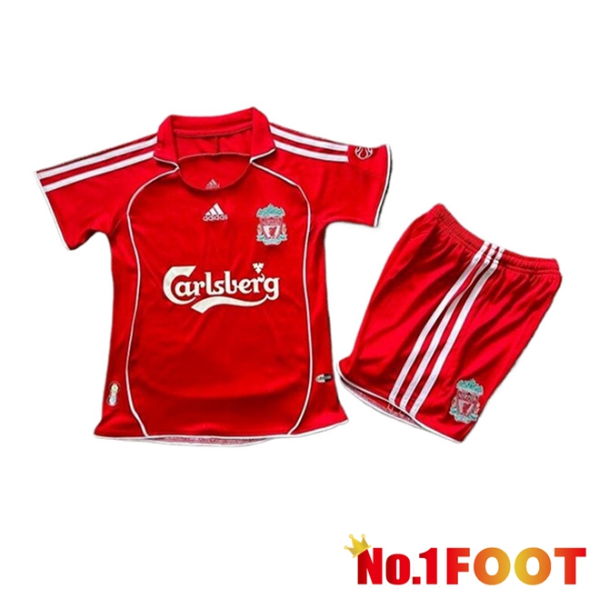 FC Liverpool Retro Kids Home Soccer Jersey 2006/2008