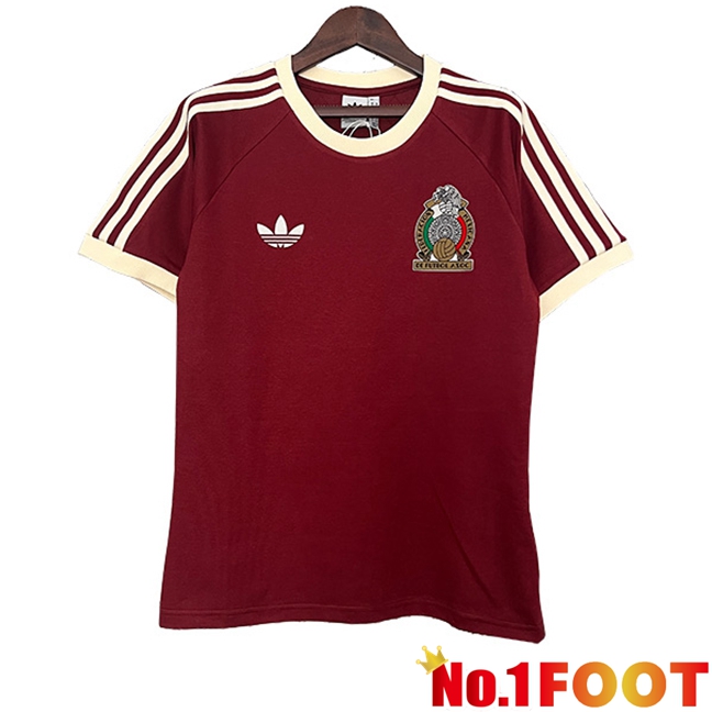 Mexico Retro Soccer Jersey Special Edition Red