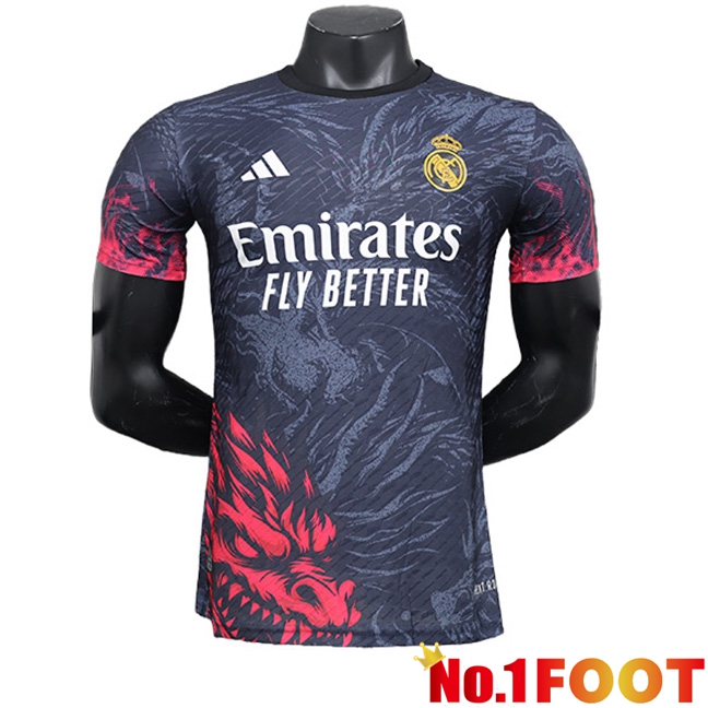 Real Madrid Soccer Jersey Special Edition Black/Red 2024/2025