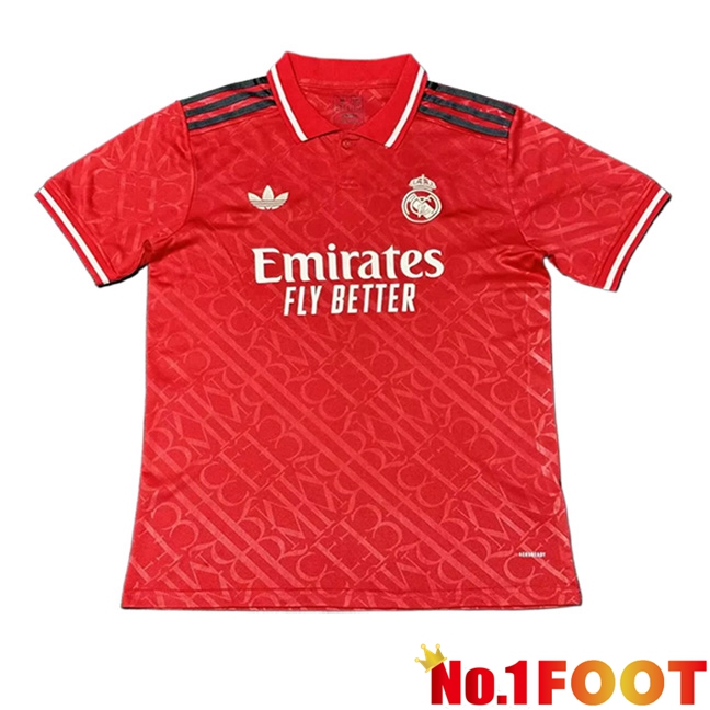 Real Madrid Soccer Jersey Special Edition Red 2024/2025