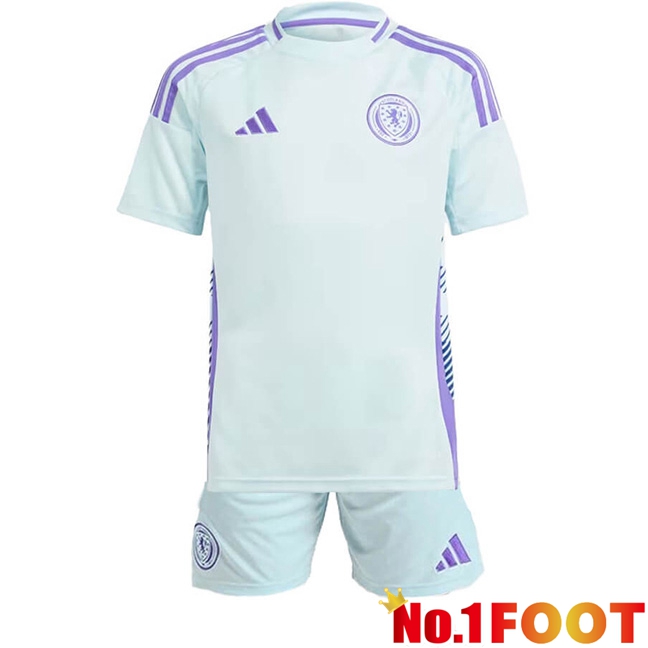 Scotland Kids Away Soccer Jersey UEFA Euro 2024