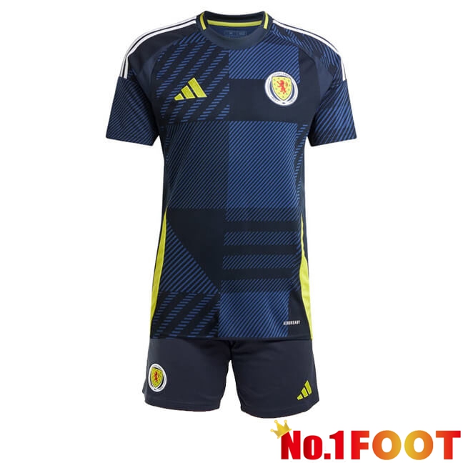 Scotland Kids Home Soccer Jersey UEFA Euro 2024