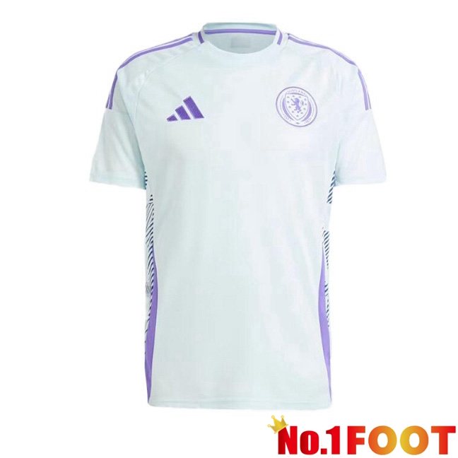 Scotland Away Soccer Jersey Blue UEFA Euro 2024