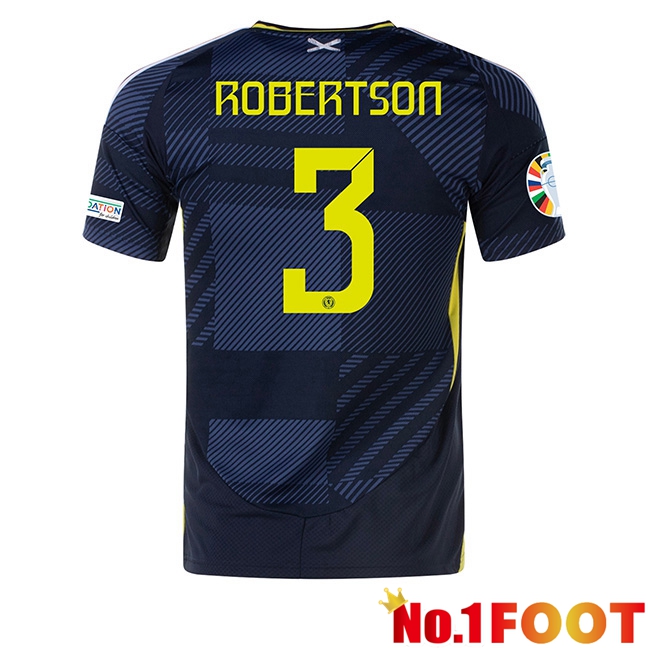 Scotland (Robertson 3) Home Soccer Jersey UEFA Euro 2024