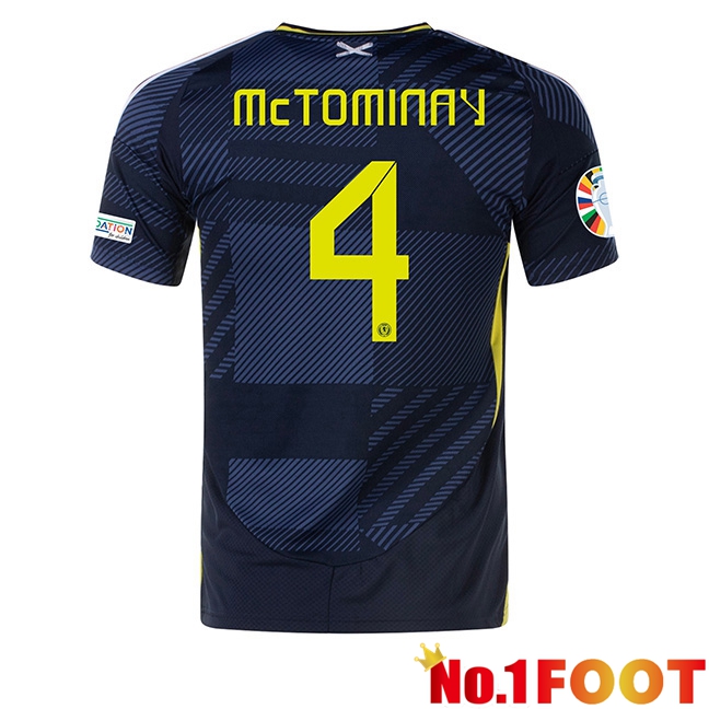 Scotland (Mctominay 4) Home Soccer Jersey UEFA Euro 2024