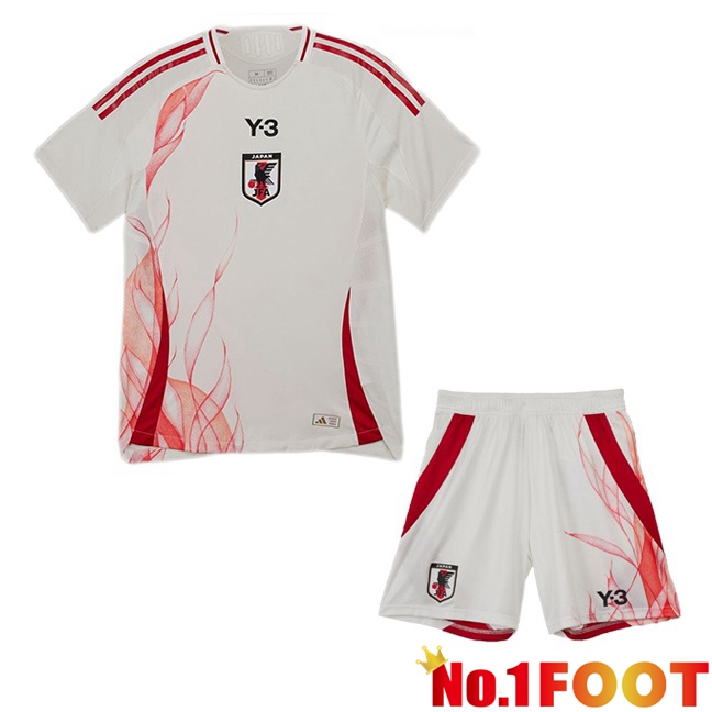 Japan Kids Away Soccer Jersey White 2024/2025