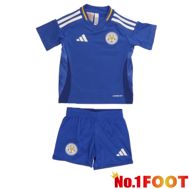 Leicester City Kids Home Soccer Jersey Blue 2024/2025