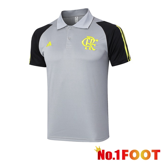 Flamengo Soccer Polo Grey 2024/2025