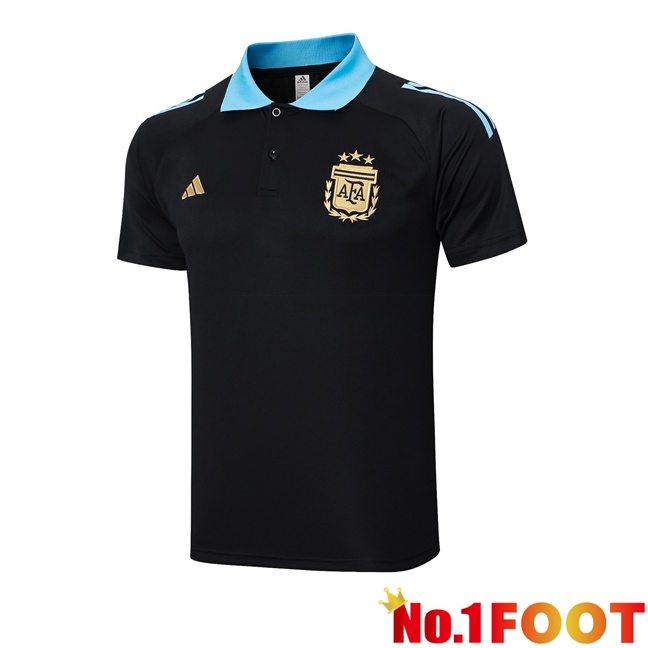 Argentina Soccer Polo Black 2024/2025 - Click Image to Close