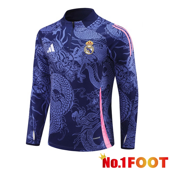 Real Madrid Training Sweatshirt Blue Royal 2024/2025