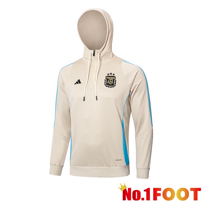 Argentina Training Sweatshirt Hoodie Yellow 2024/2025