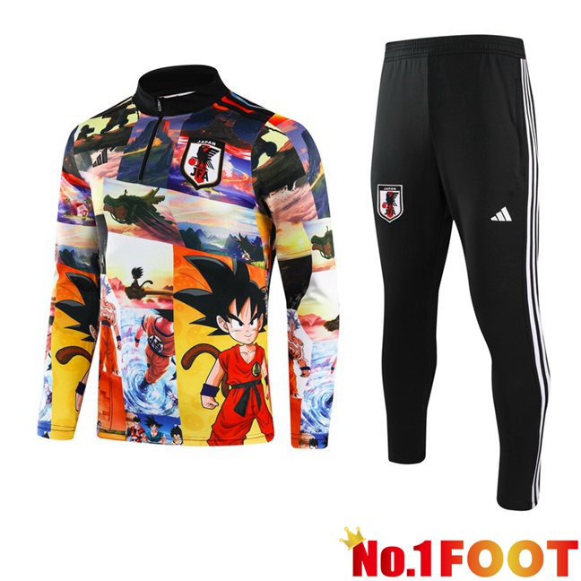 Japan kit Training Tracksuit Yellow Black 2024/2025