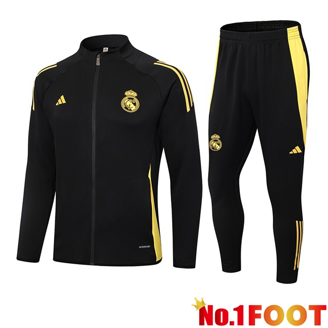 Real Madrid kit Training Jacket Suit Black 2024/2025