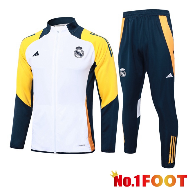 Real Madrid kit Training Jacket Suit White 2024/2025