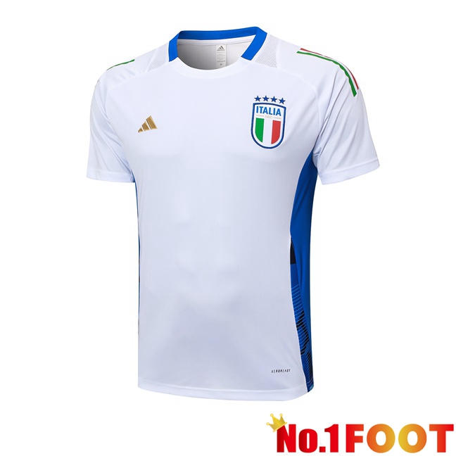 Italy Training T Shirt White 2024/2025