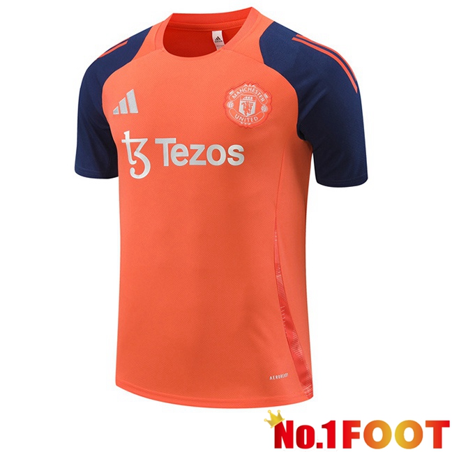 Manchester United Training T Shirt Orange 2024/2025