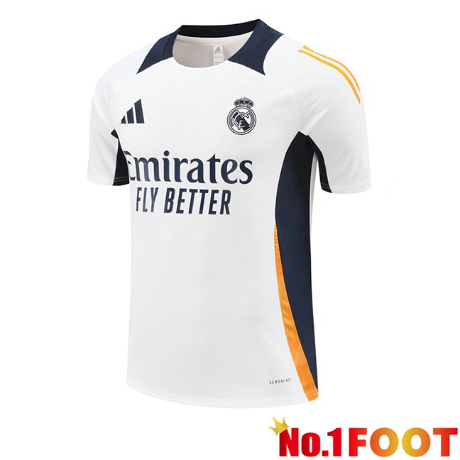 Real Madrid Training T Shirt White 2024/2025