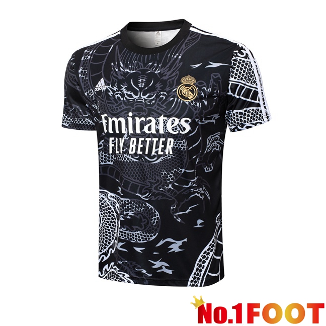 Real Madrid Training T Shirt Black 2024/2025