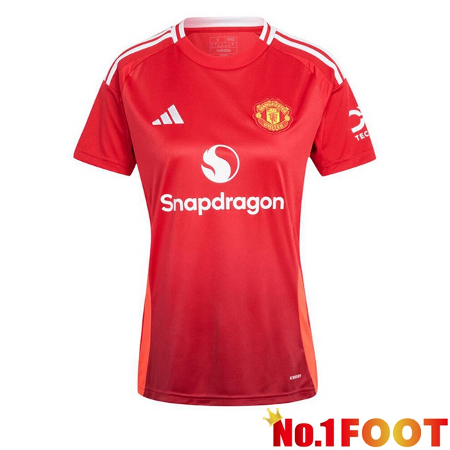 Manchester United Women Home Soccer Jersey Red 2024/2025