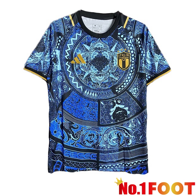 Italy Soccer Jersey Special Edition Blue 2024/2025