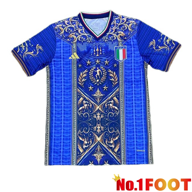 Italy Soccer Jersey Special Edition Blue 2024/2025