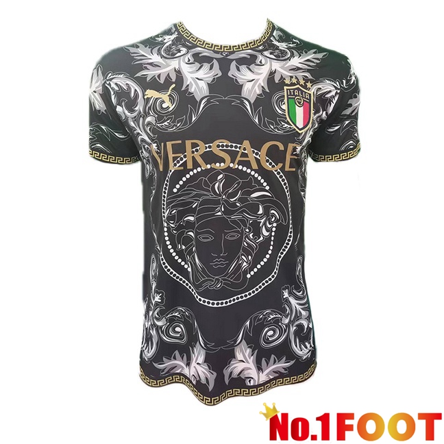 Italy Soccer Jersey Special Edition Black 2024/2025