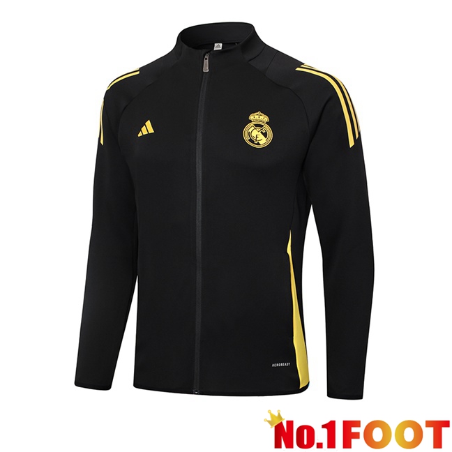 Real Madrid Training Jacket Black 2024/2025