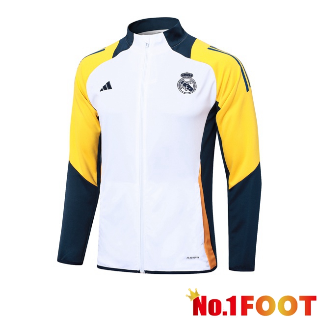 Real Madrid Training Jacket White 2024/2025