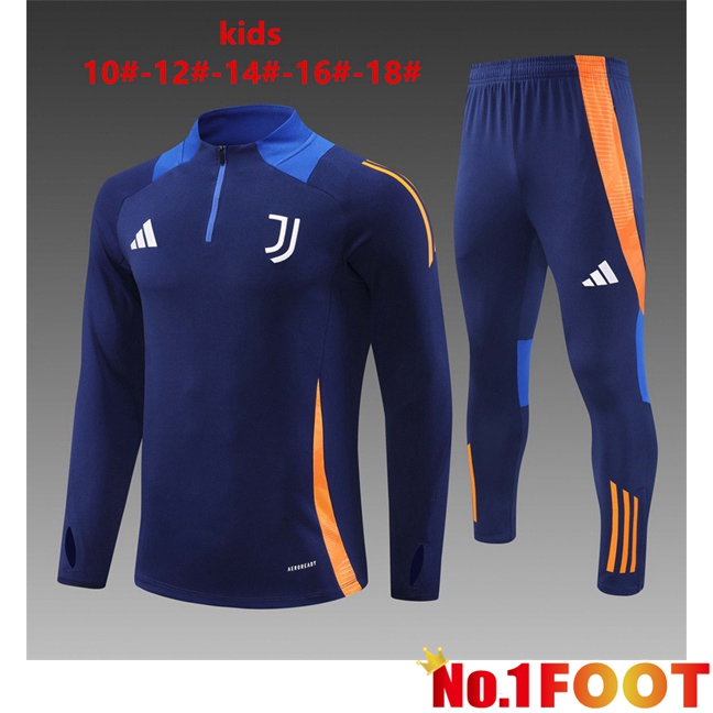 Juventus Kids kit Training Tracksuit Blue Royal 2024/2025