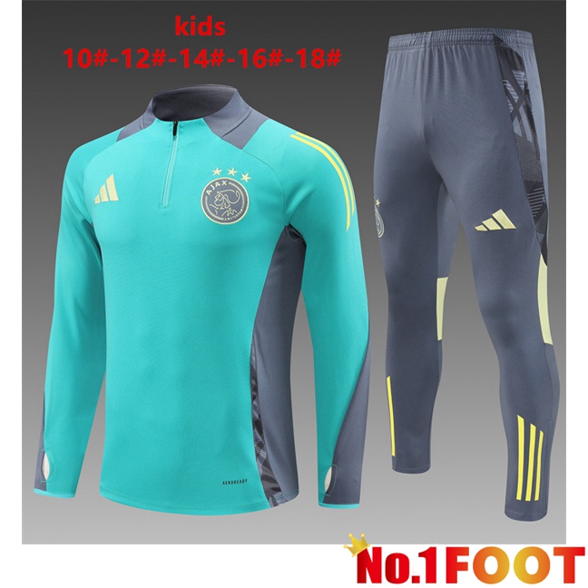 AFC Ajax Kids kit Training Tracksuit Green 2024/2025