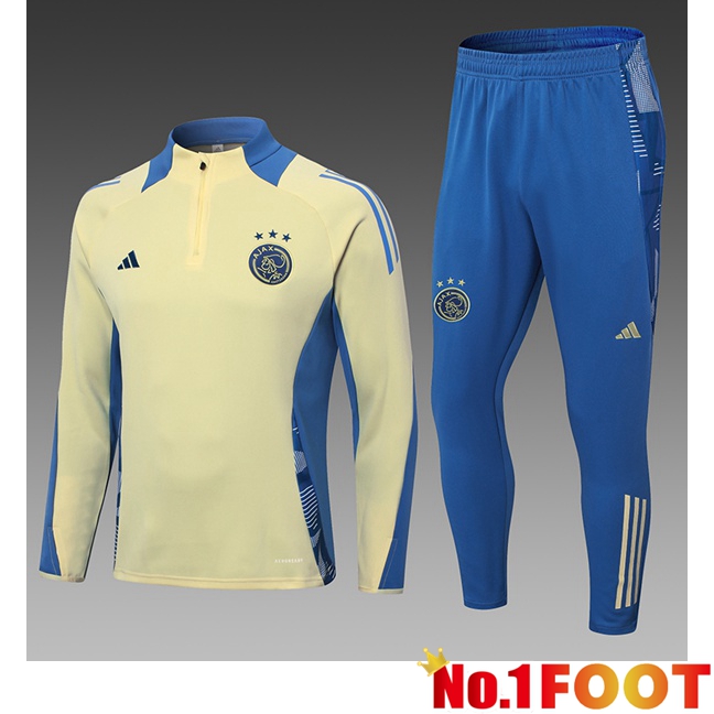 AFC Ajax Kids kit Training Tracksuit Yellow 2024/2025