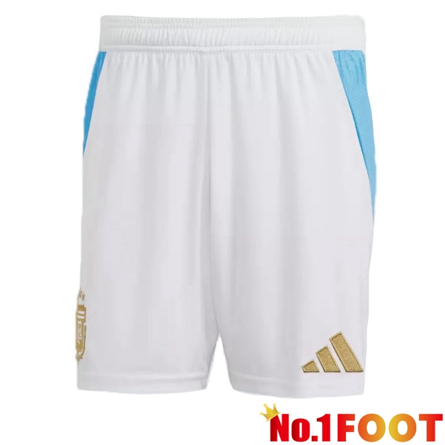 Argentina Home Soccer Shorts White 2024/2025