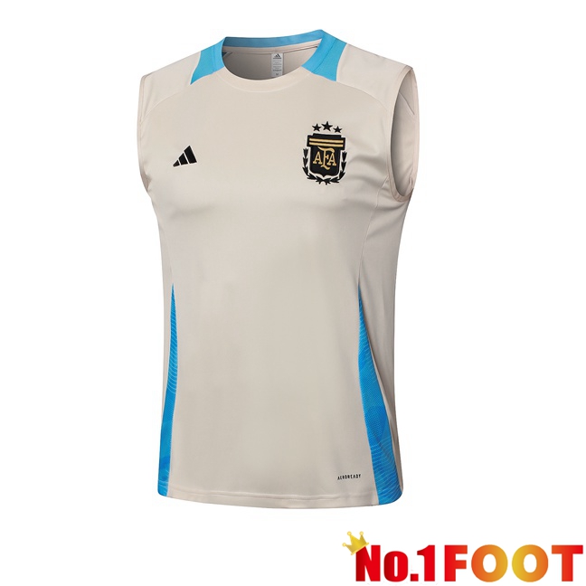 Argentina Soccer Vest Yellow 2024/2025