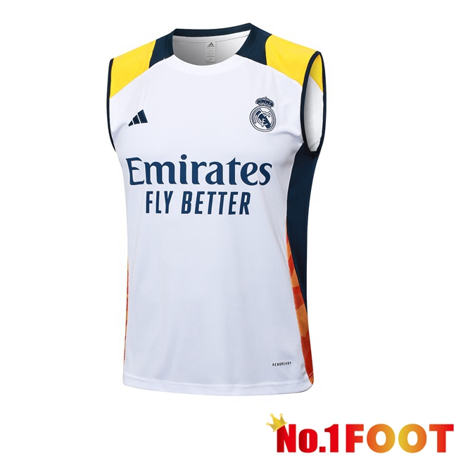 Real Madrid Soccer Vest White 2024/2025