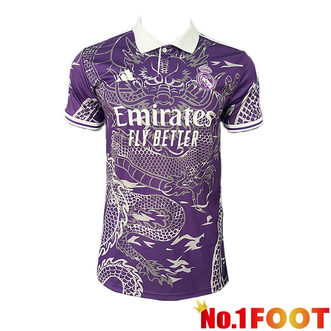 Real Madrid Soccer Jersey Special Edition Purple 2024/2025