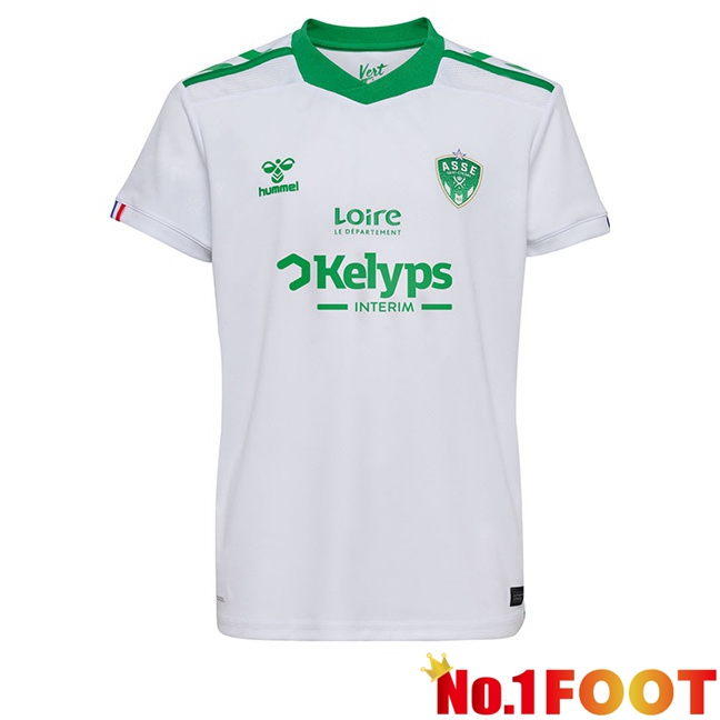 AS St Etienne Away Soccer Jersey White 2024/2025