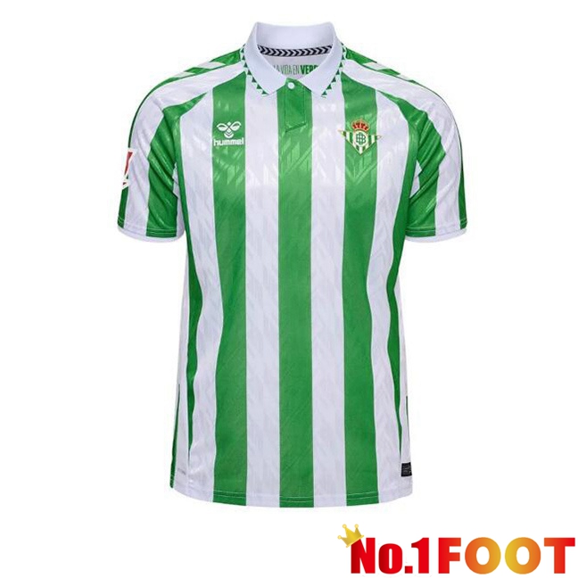 Real Betis Home Soccer Jersey Green White 2024/2025