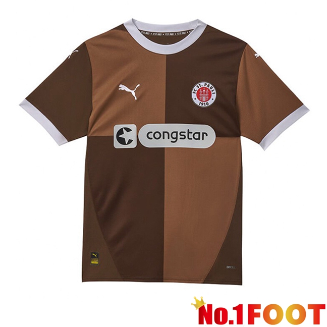 St Pauli Home Soccer Jersey 2024/2025