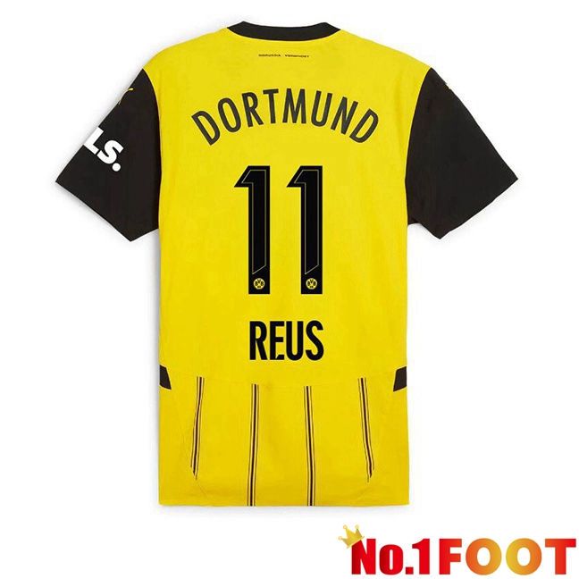 Dortmund BVB (Reus 11) Home Soccer Jersey Yellow 2024/2025