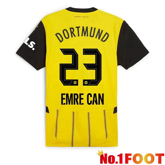 Dortmund BVB (Emre Can 23) Home Soccer Jersey Yellow 2024/2025