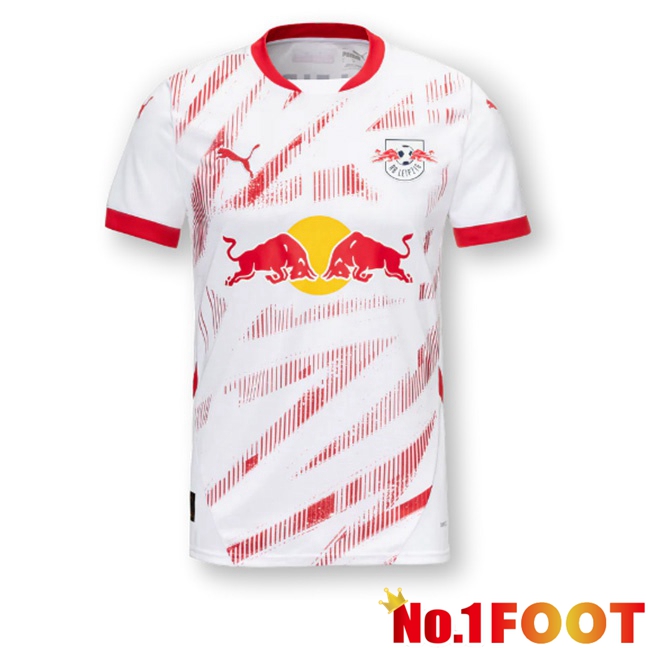 RB Leipzig Home Soccer Jersey White 2024/2025